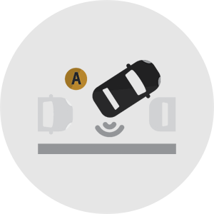 Automatic Parking Assist Icon.