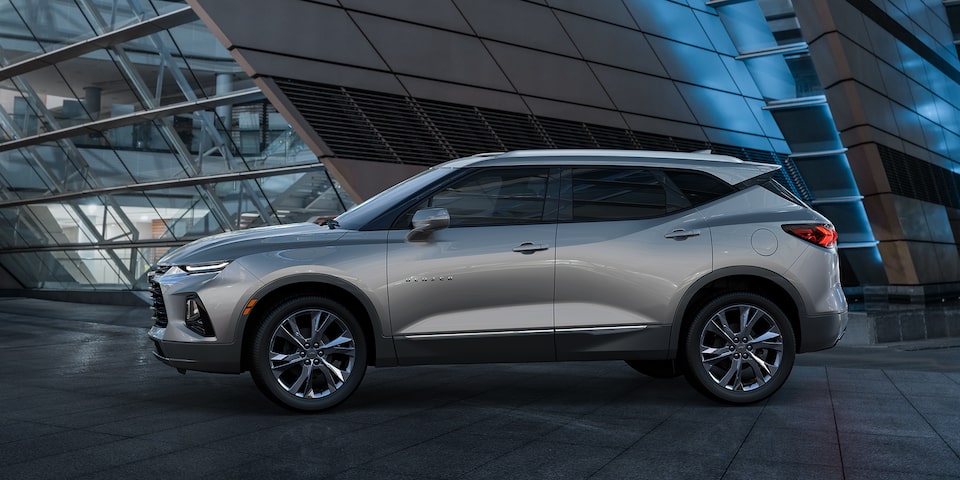 2022 Chevrolet Blazer Drivers Side Profile Shot.