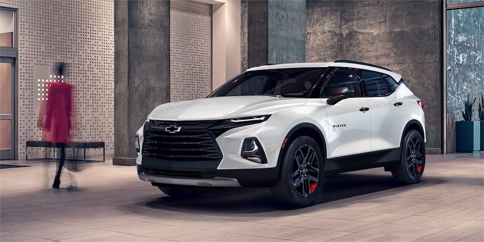 Vue côté conducteur du Chevrolet Blazer 2022 édition Série distinction.