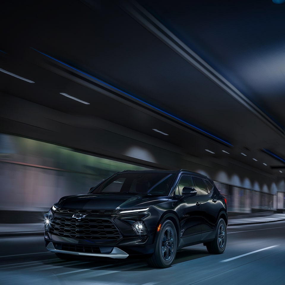2023 Chevrolet Blazer sporty mid-size SUV Midnight Edition