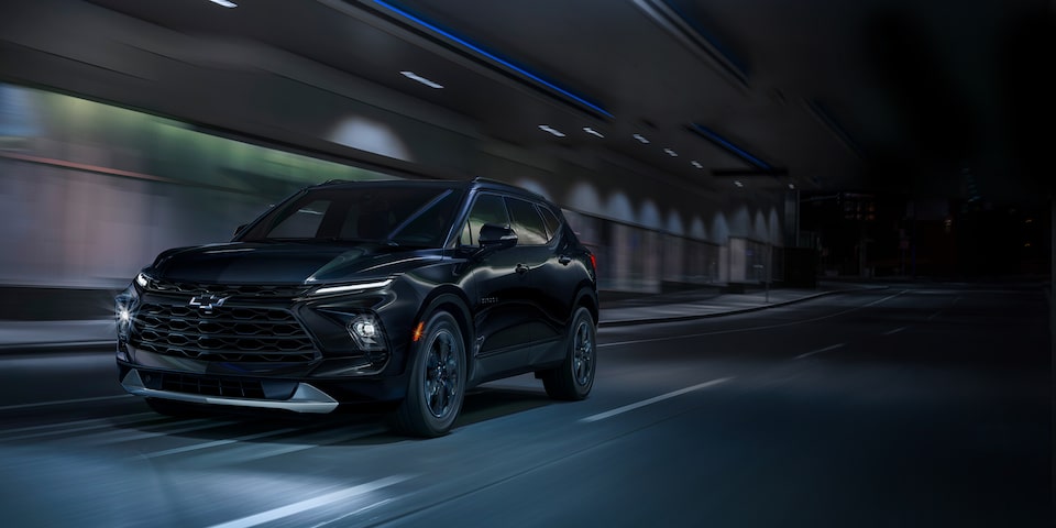 2023 Chevrolet Blazer sporty mid-size SUV Midnight Edition