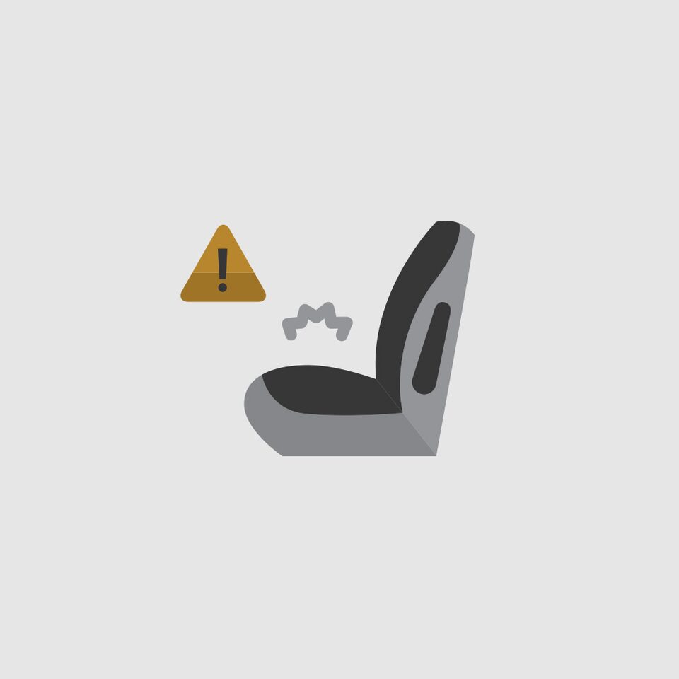 Safety Alert Seat Icon.