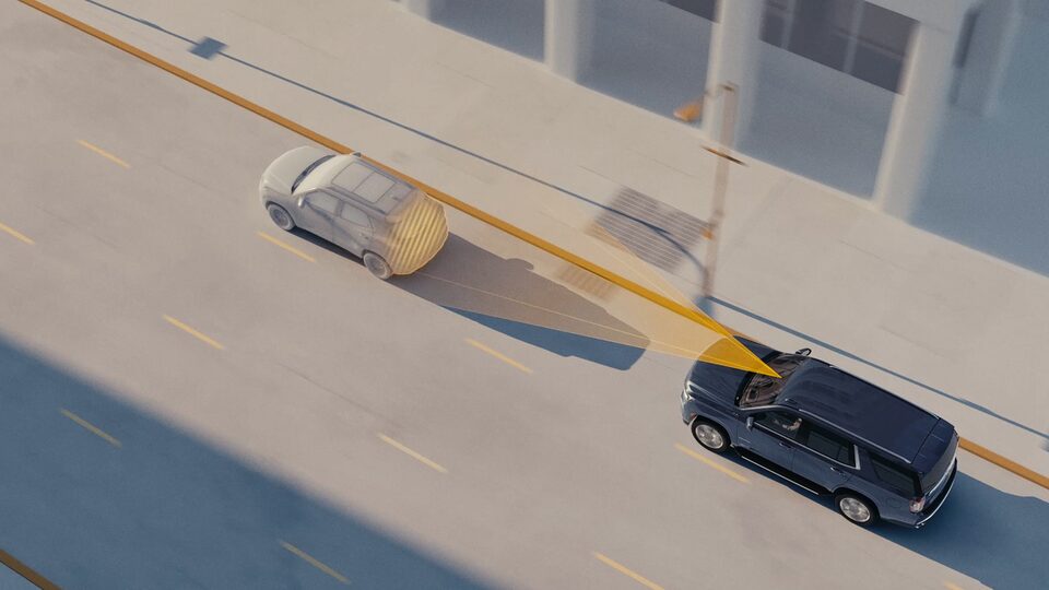 Video of 2023 Chevrolet Tahoe Following Distance Indicator.