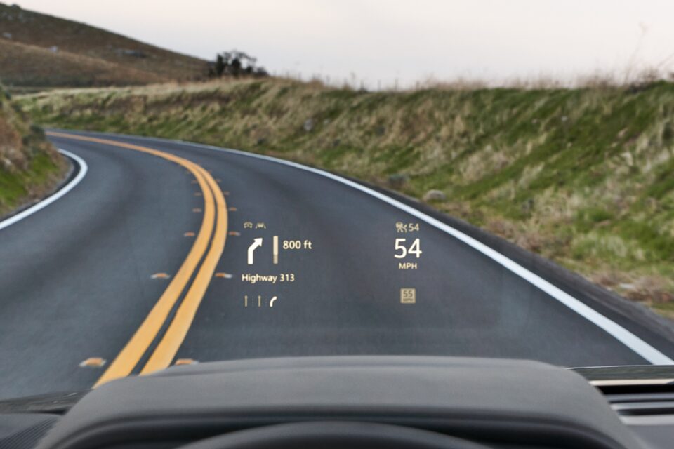2023 Tahoe HUD display.