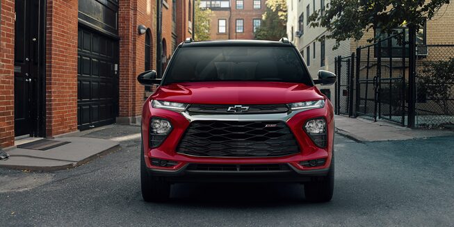 2023 Chevrolet Trailblazer Sporty Small SUV Exterior Front End View.