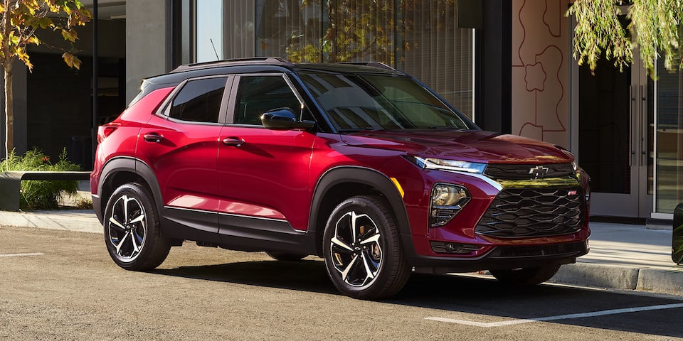 2023 Chevrolet Trailblazer Sporty Small SUV Front Passenger Side View.