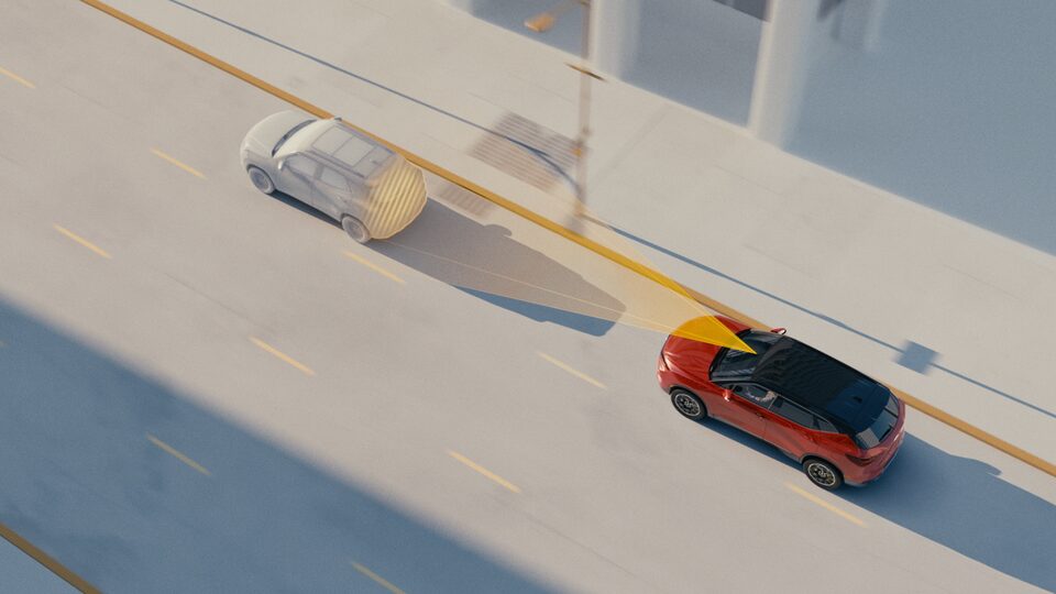 Following distance indicator.