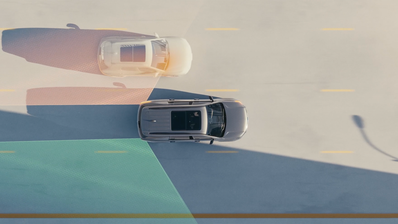 Vidéo de la direction assistée avec surveillance des angles morts du VUS Chevrolet Traverse 2025.