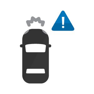 Alerte de prévention de collision activée du Bolt EUV 2022 hover