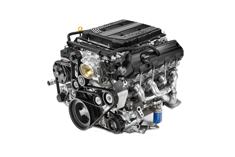 Moteur V8 LT4 suralimenté de 6,2 L de la Camaro 2023.