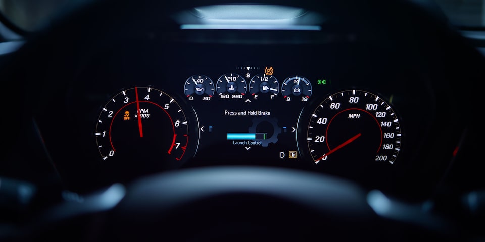 2023 Chevrolet Camaro Launch Control technology.