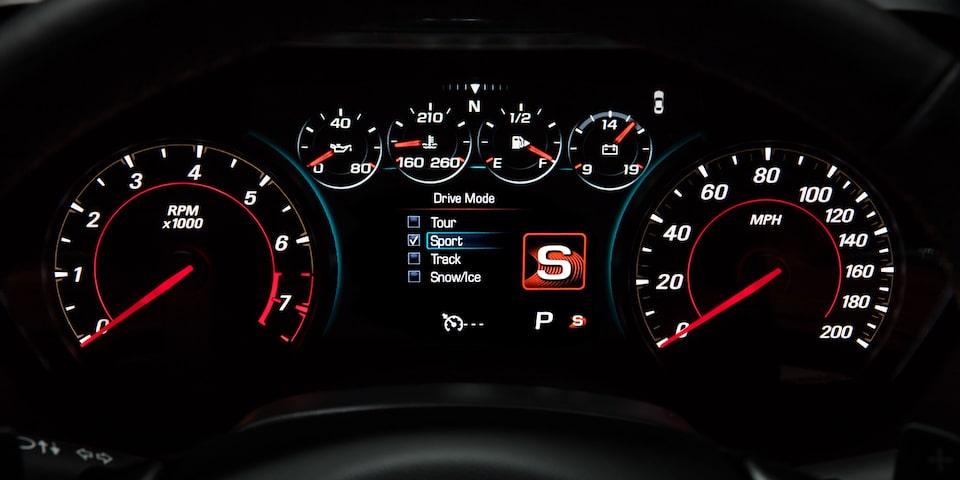 2023 Chevrolet Camaro Driver Mode Selector.
