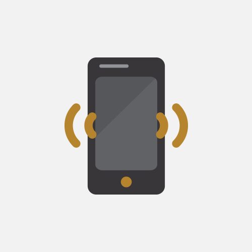 Icône de recharge sans fil d’appareils mobiles.