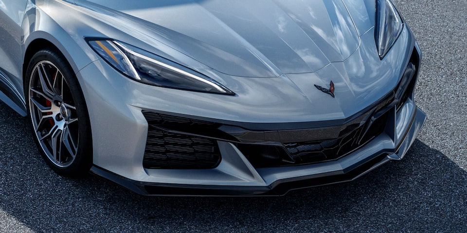 2023 Chevrolet Corvette Z06 Close-Up Of Front Bumper.