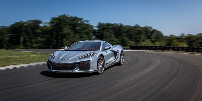 2023 Chevrolet Corvette Z06: Front View.