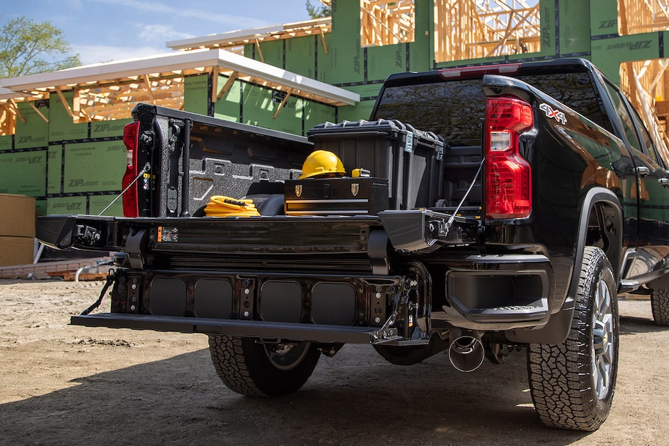 2022 Chevrolet Silverado HD featuring the Multiflex Tailgate.