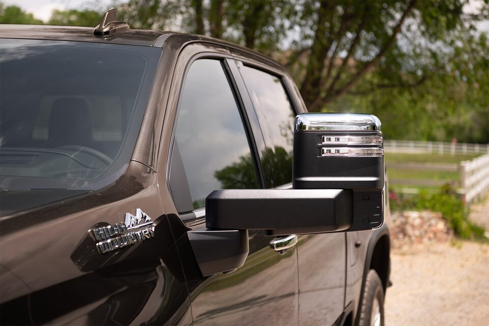 Rétroviseur du Chevrolet Silverado HD 2023.