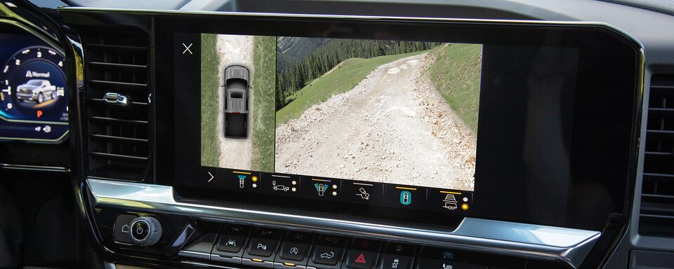 2023 Silverado 1500 High Country: Rear camera view.
