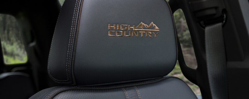 2023 Silverado 1500 High Country: Seat headrest.