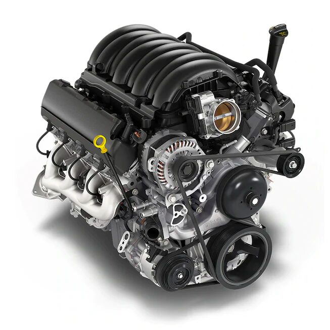2023 Silverado 1500: 5.3L EcoTec V8 engine.