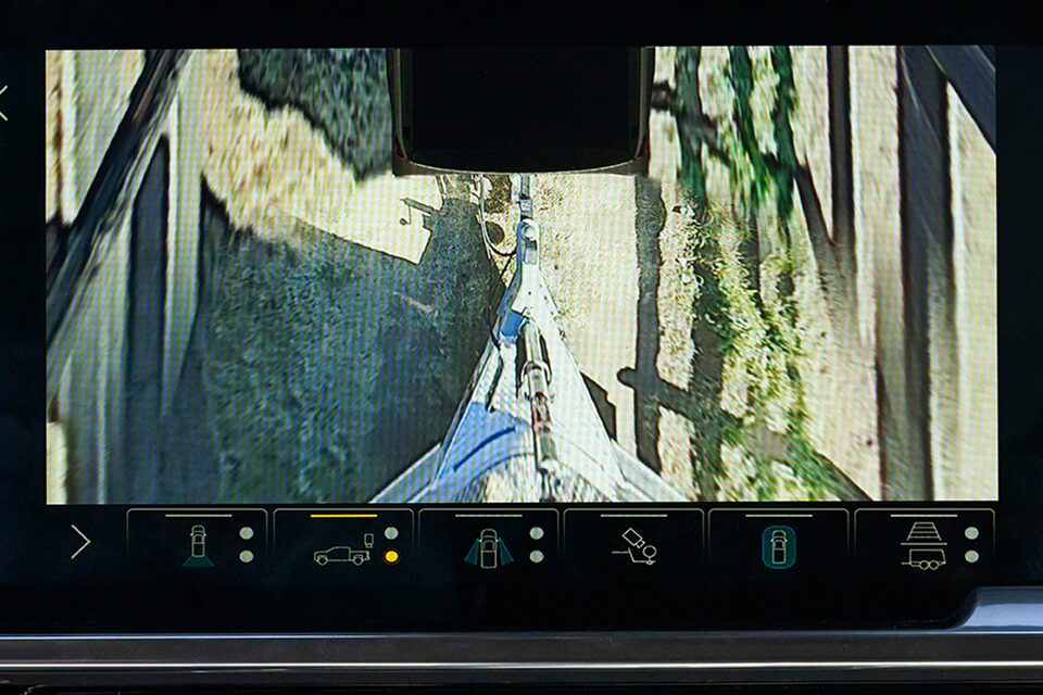 2023 Chevrolet Silverado 1500 Camera: Rear Top-Down View.