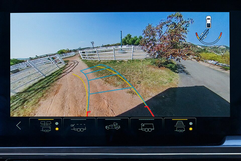2023 Chevrolet Silverado 1500 Camera: Rear Trailer View.