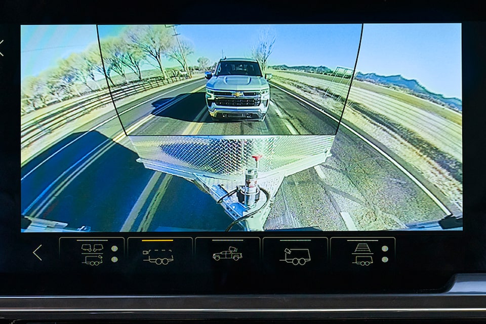 2023 Chevrolet Silverado 1500 Camera: Transparent Trailer View.