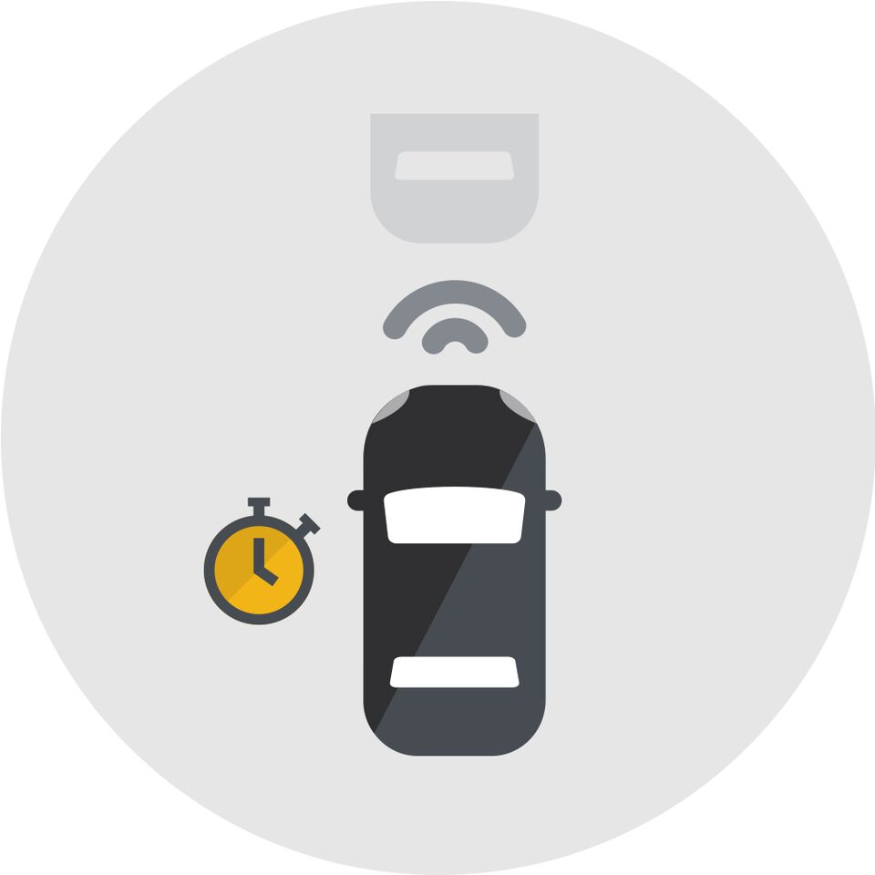 Following Distance Indicator Icon.