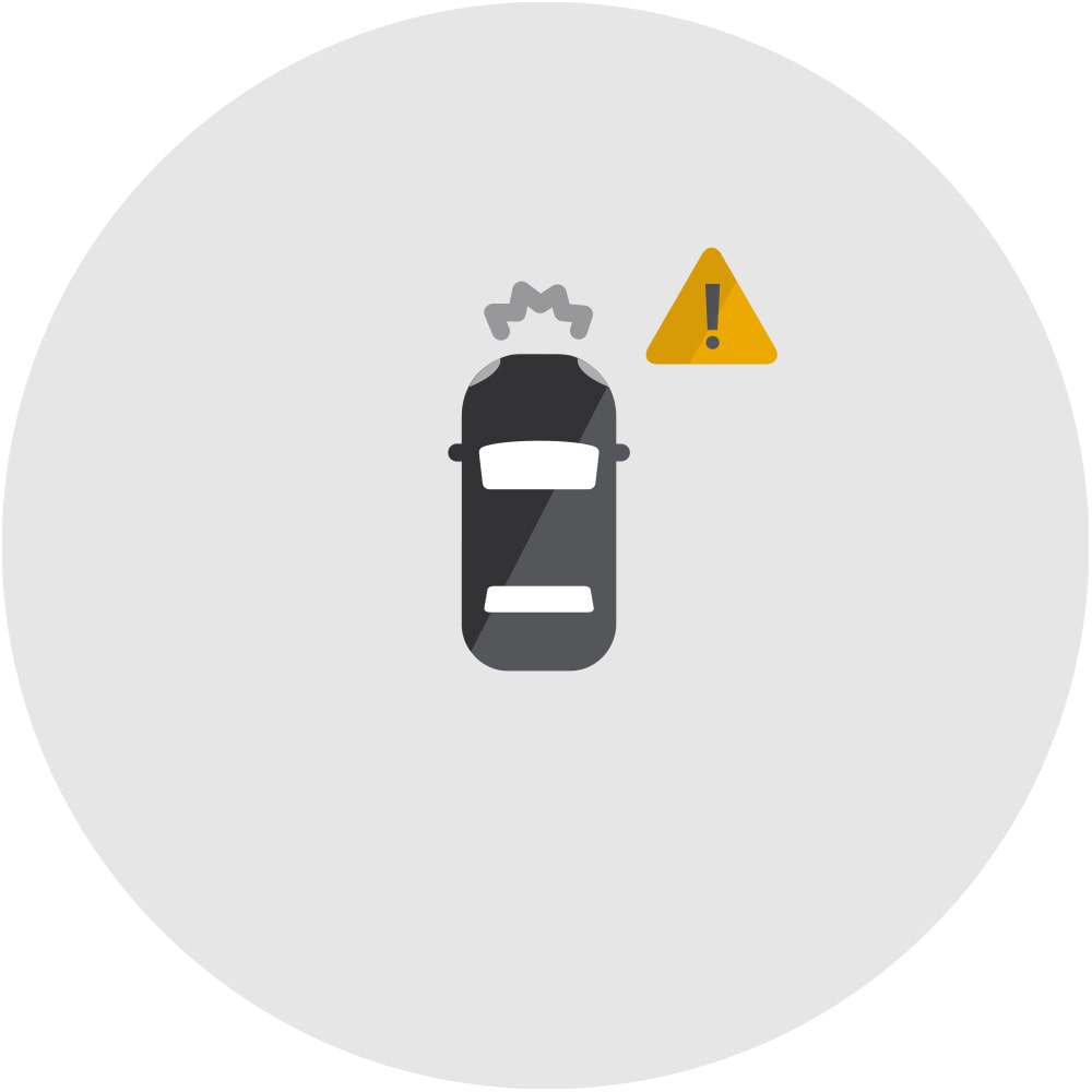 Forward Collision Alert Icon.