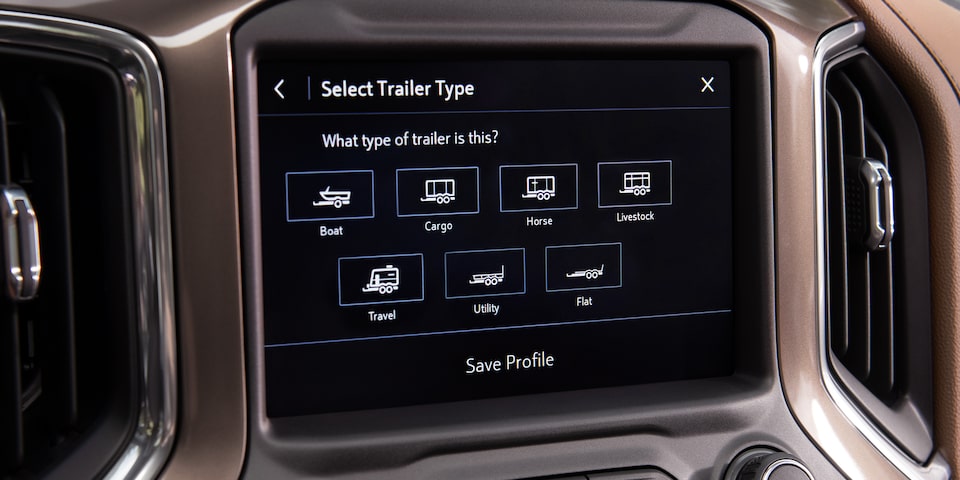 Intérieur du camion de travail Silverado LD commercial 2021:: système d'écran tactile