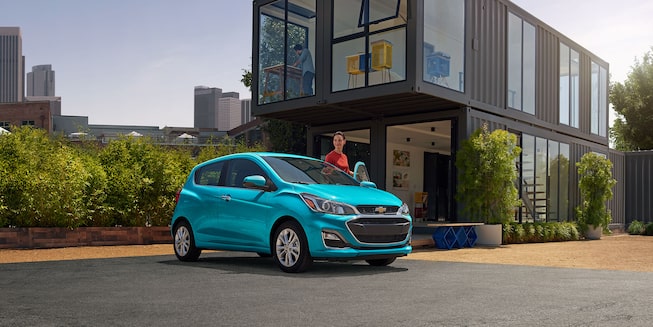 2021 Chevrolet Spark exterior photo: side angle.