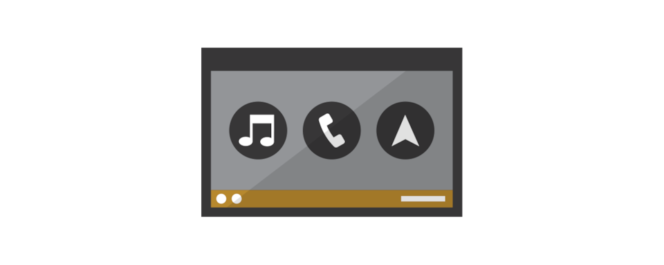 Color Touch Screen Icon.