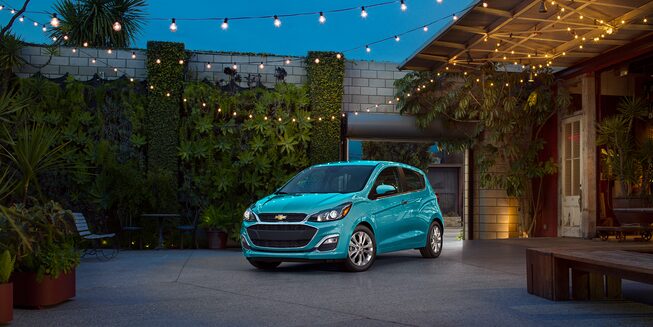 2022 Spark Small Hatchback Car : Front View.