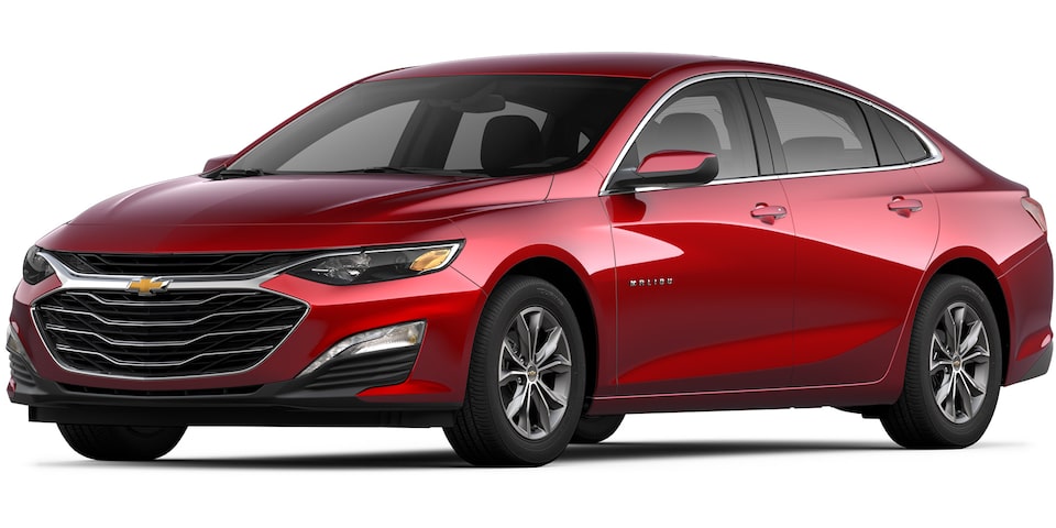 Chevrolet Malibu 2024 en teinte rouge Éclatant.