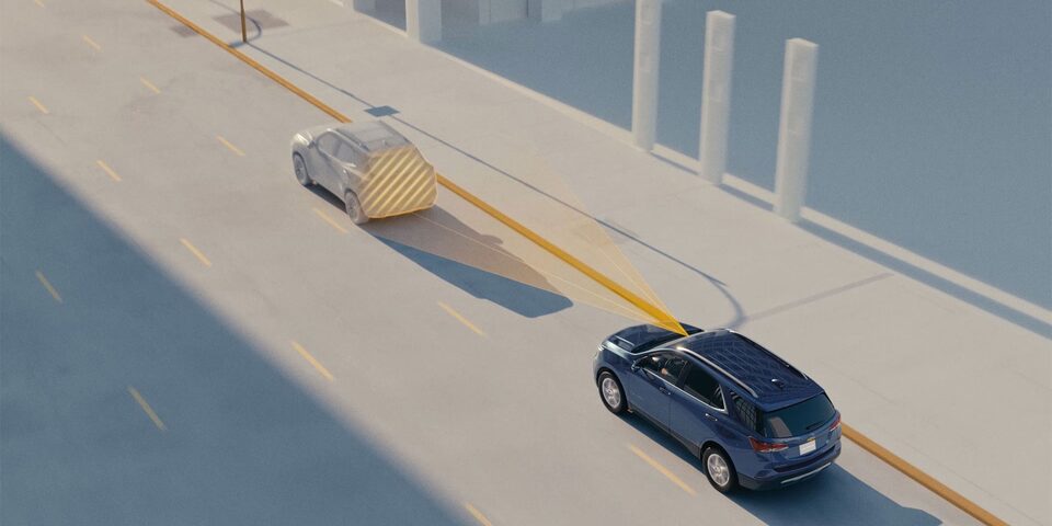 2022 Chevrolet Equinox SUV Safety Assist Feature: Following Distance Indicator.