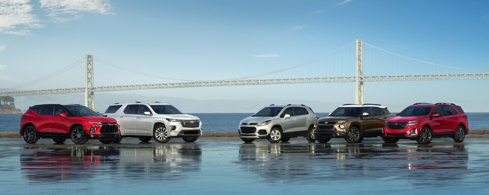 Chevrolet SUV lineup.