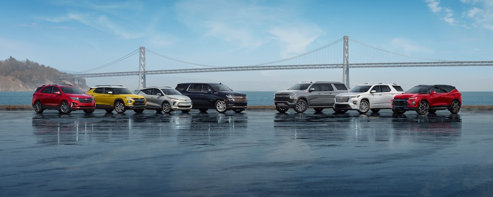 Chevrolet SUV lineup.