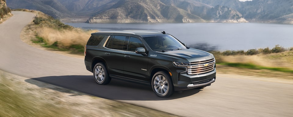 2022 Chevrolet Tahoe Full-Size SUV Exterior Side View Driving.