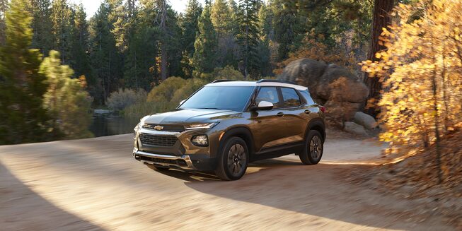 2022 Trailblazer SUV Exterior Photo: driver side angle view.