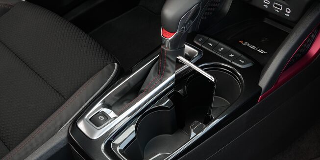 2022 Chevrolet Trailblazer SUV: Interior Center Console Close-up.