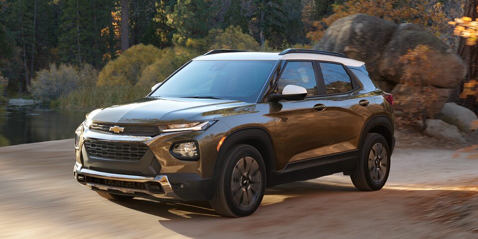 2022 Chevrolet Trailblazer Crossover SUV Drivers Side View.