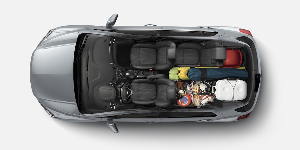 2022 Chevrolet Trax With Rear Folding Seats For Cargo.