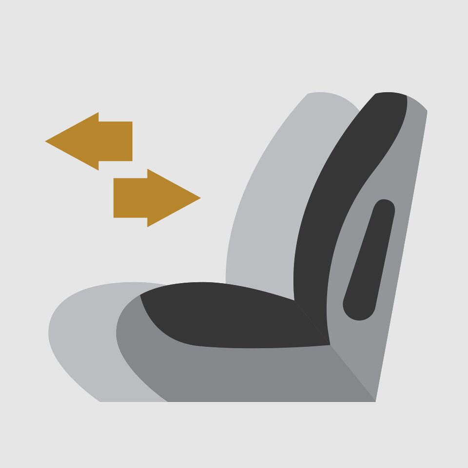 Smart Sliding Seats Icon.