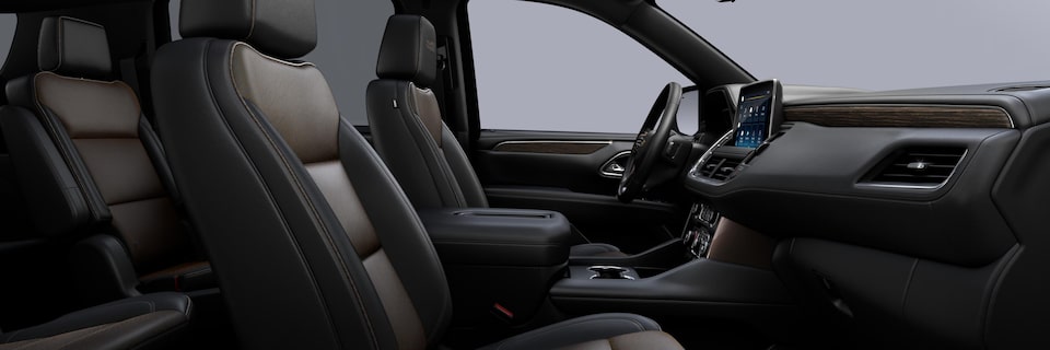 2023 Chevrolet Suburban in Jet Black Perforated Leather Seating Surfaces