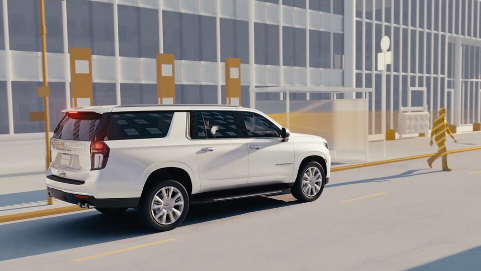 Front Pedestrian Braking.