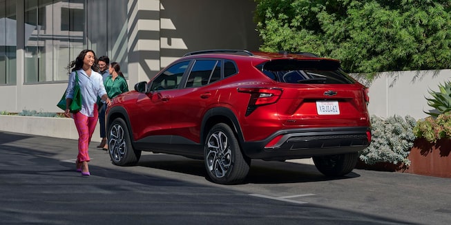 Rear profile shot of the 2024 Trax.
