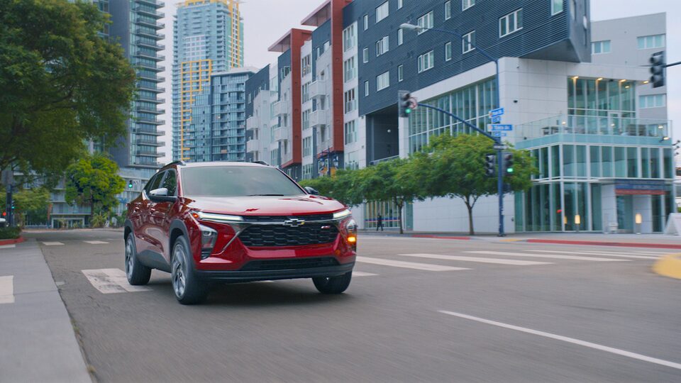 Caractéristiques de sécurité du Chevrolet Trax 2024.