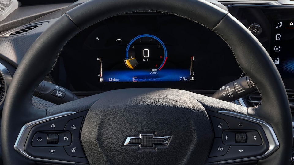 Indicateur de vitesse du Chevrolet Trax 2024.