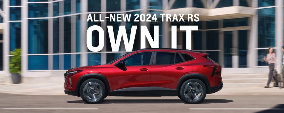 Side profile view of the 2024 Trax.