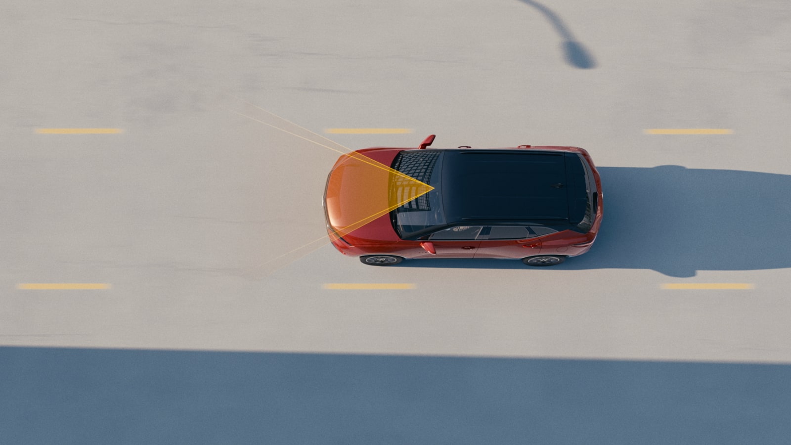 La fonction d’aide au maintien sur la voie avec avertisseur de sortie de voie du Chevrolet Blazer 2026.